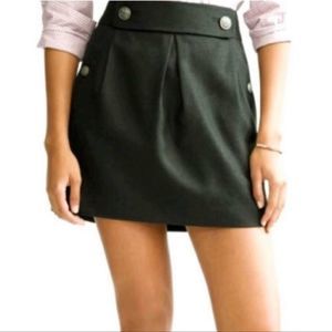 Banana Republic Black Wool Mini Skirt Size 2